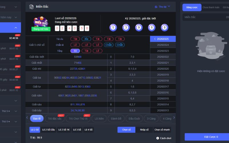 Thao tác đăng nhập nền tảng lô đề trực tuyến trên thiết bị di động
