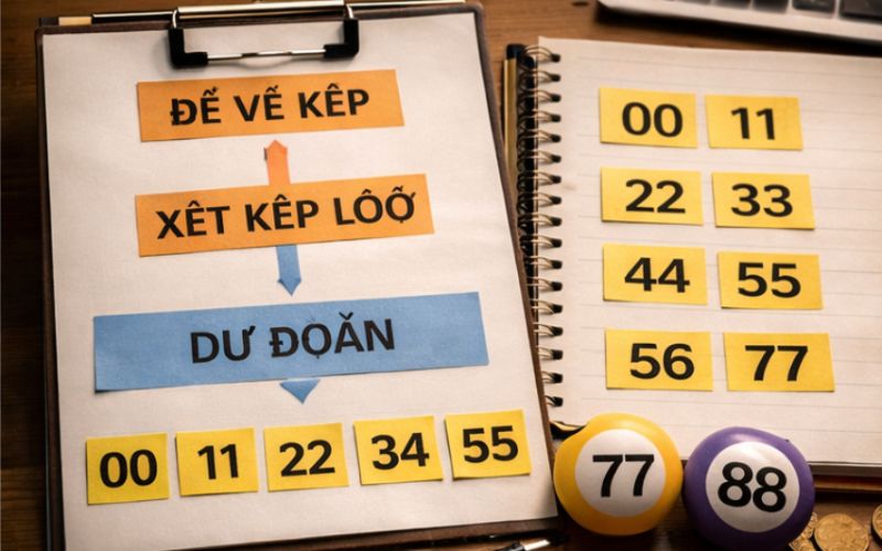 Thống kê các cặp số kép lô đề để phân tích quy luật