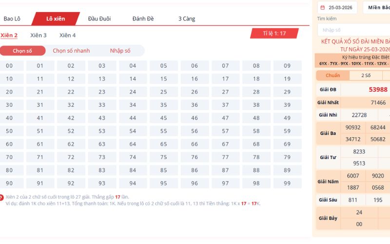 theo dõi kết quả xổ số và dữ liệu lô đề trực tuyến