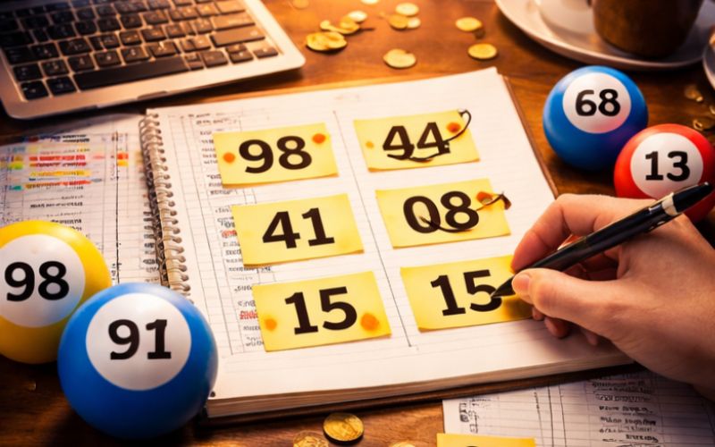 Bảng thống kê và phân tích số dùng để chốt cầu lô 2 nháy