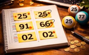 Bảng kết quả hiển thị lô về 2 nháy và các cặp số liên quan