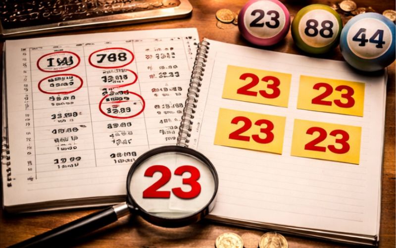 Bảng số lô đề dùng để phân tích và chọn lô sau khi về 3 nháy