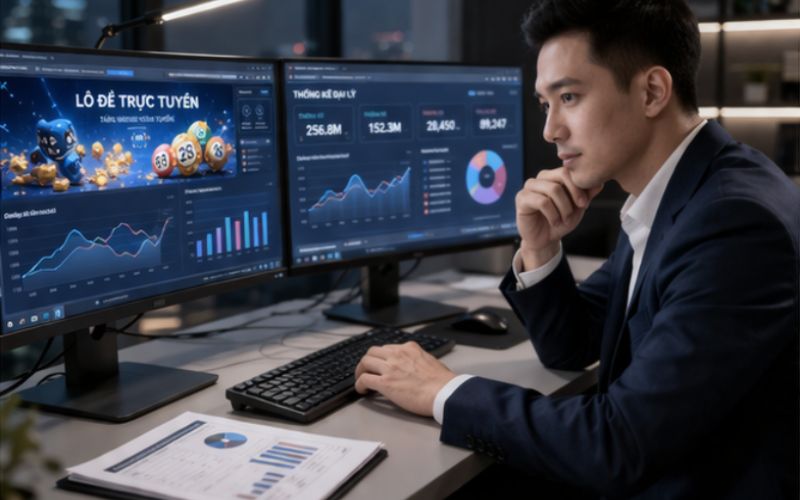 Vũ Hoàng Anh phân tích dữ liệu trên hệ thống lô đề online